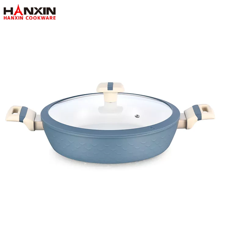 অ্যালুমিনিয়াম নকল সিরামিক saute প্যান