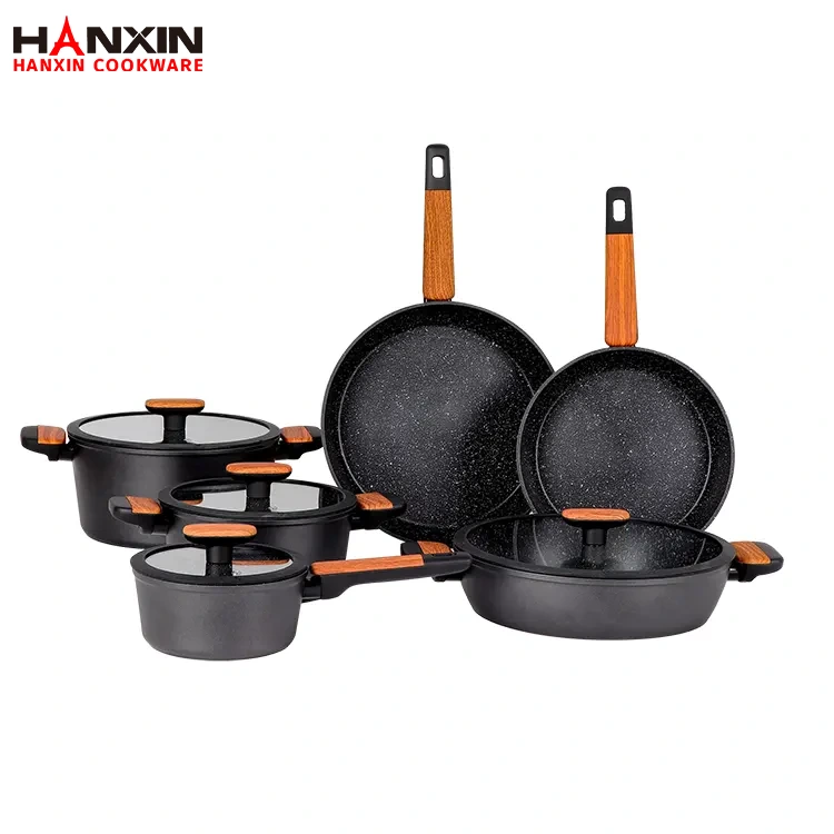 অ্যালুমিনিয়াম নকল নন-স্টিক কুকওয়্যার সেট