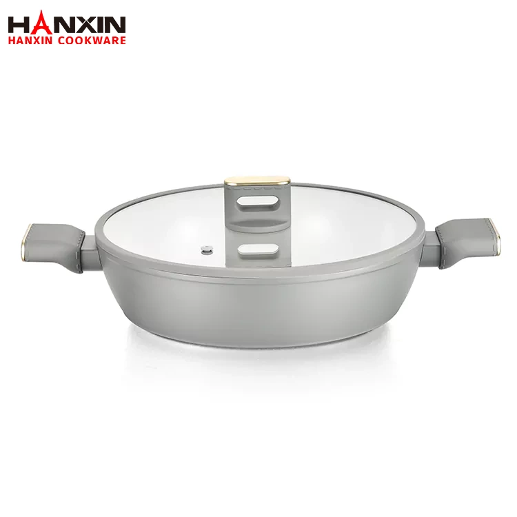 অ্যালুমিনিয়াম নন-স্টিক গ্রানাইট লেপ সট প্যান