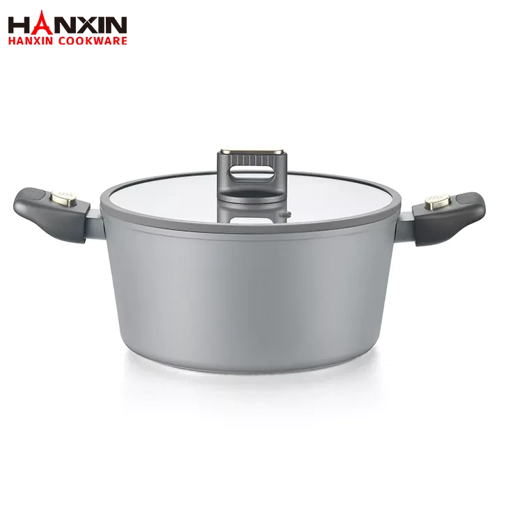 অ্যালুমিনিয়াম নন-স্টিক ইন্ডাকশন বটম ডাচ ওভেন